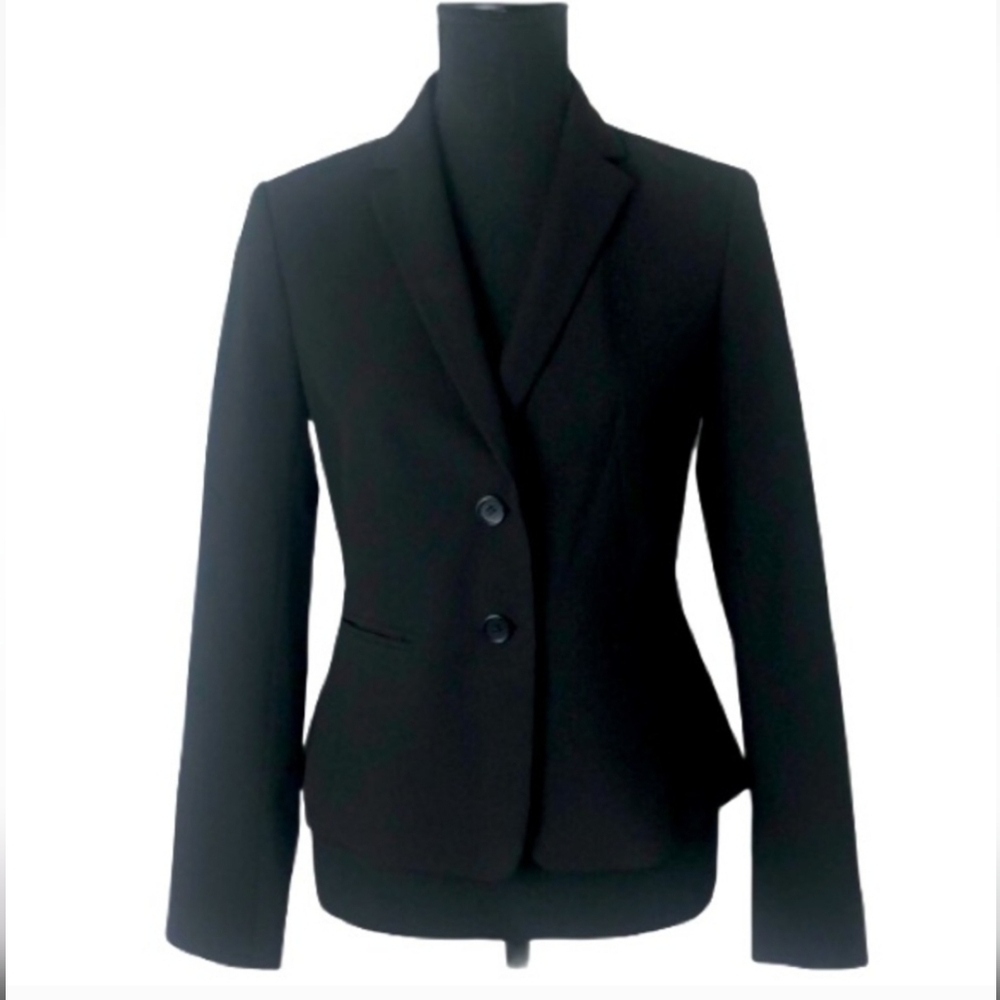 Ann Taylor Two-button blazer black size petite 4